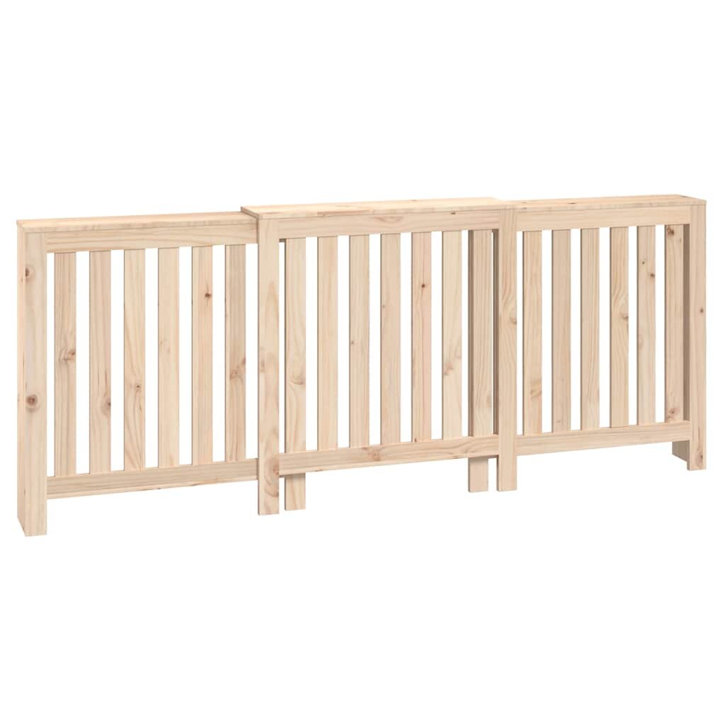 vidaXL Kryt na radiátor210x21x85 cm masivní borové dřevo