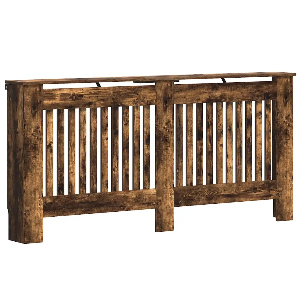 vidaXL Kryt radiátoru Kouřový dub 172 x 19 x 815 cm Kompozitní dřevo