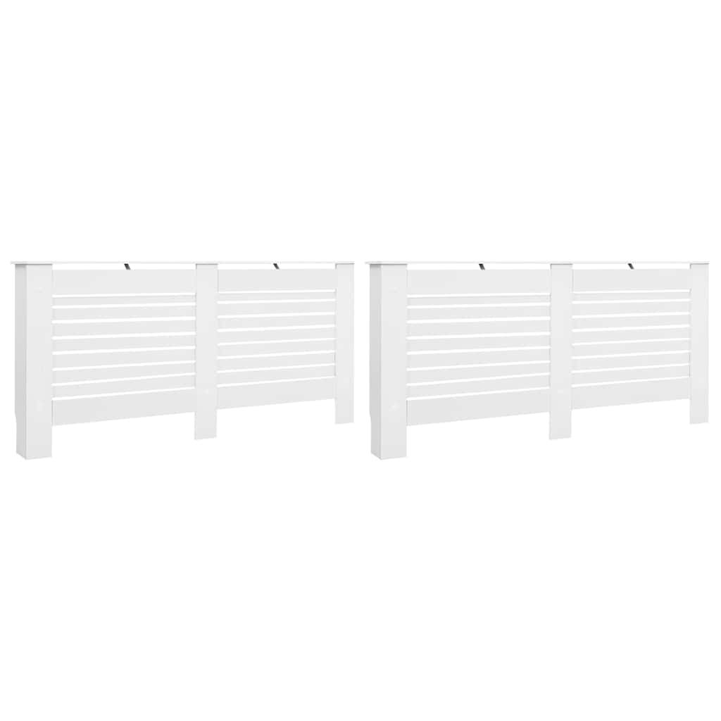 vidaXL Kryty na radiátor 2 ks bílé 172 x 19 x 815 cm MDF