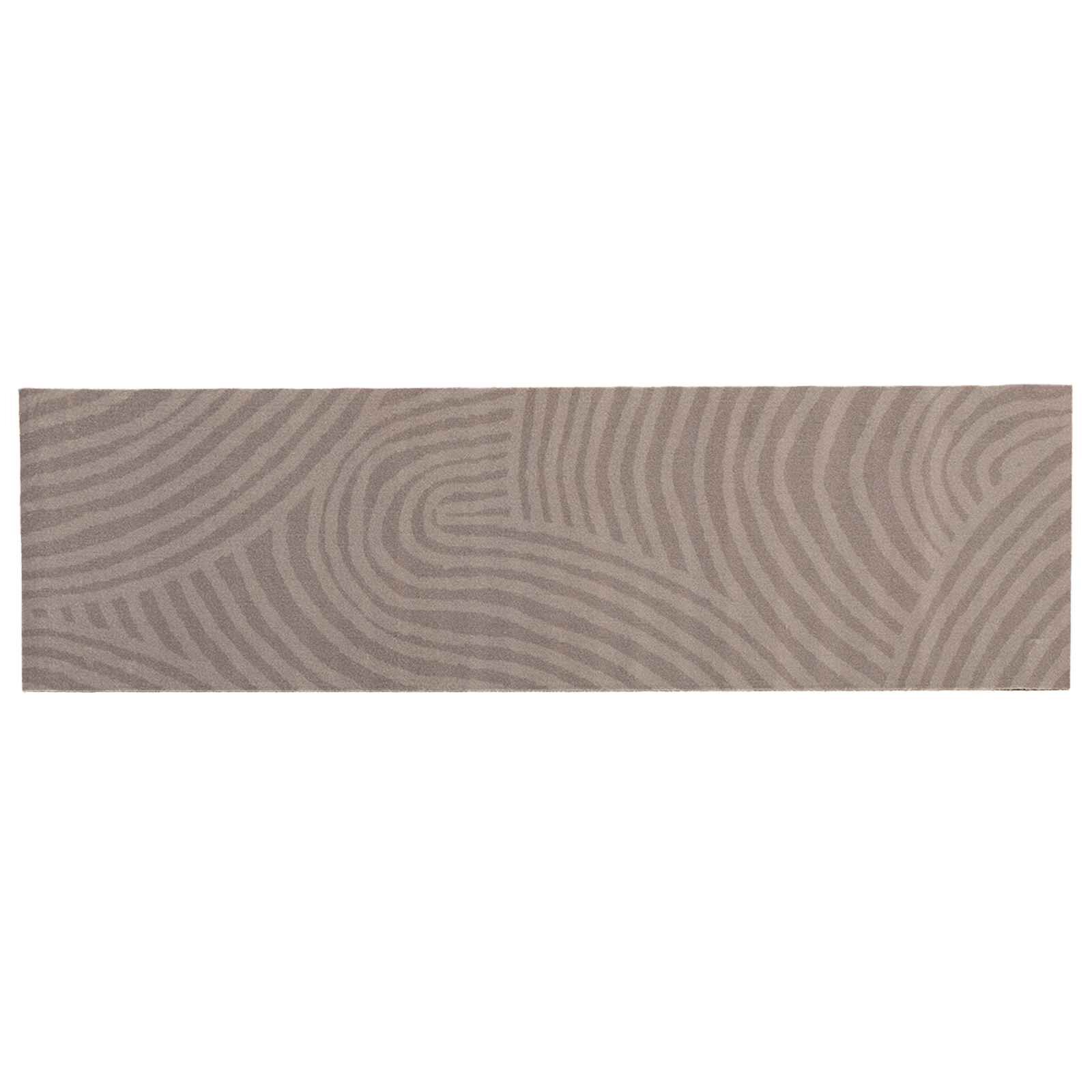 vidaXL Kuchyňský koberec Hnědý skandinávský 180 x 60 cm 100% polyamid