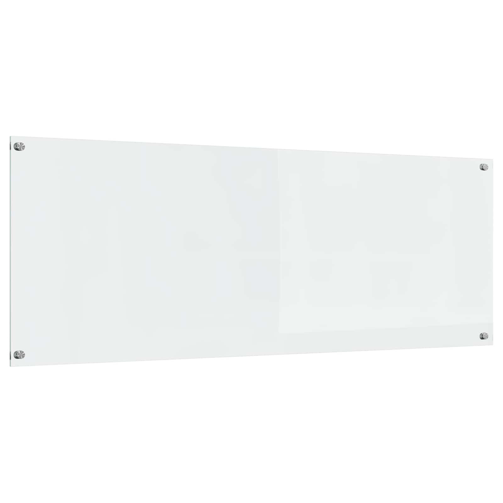 vidaXL Kuchyňský obklad Transparentní 110 x 40 cm tvrzené sklo