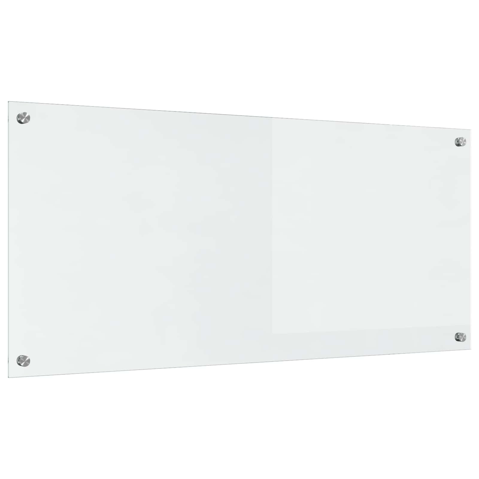 vidaXL Kuchyňský obklad Transparentní 110 x 50 cm tvrzené sklo