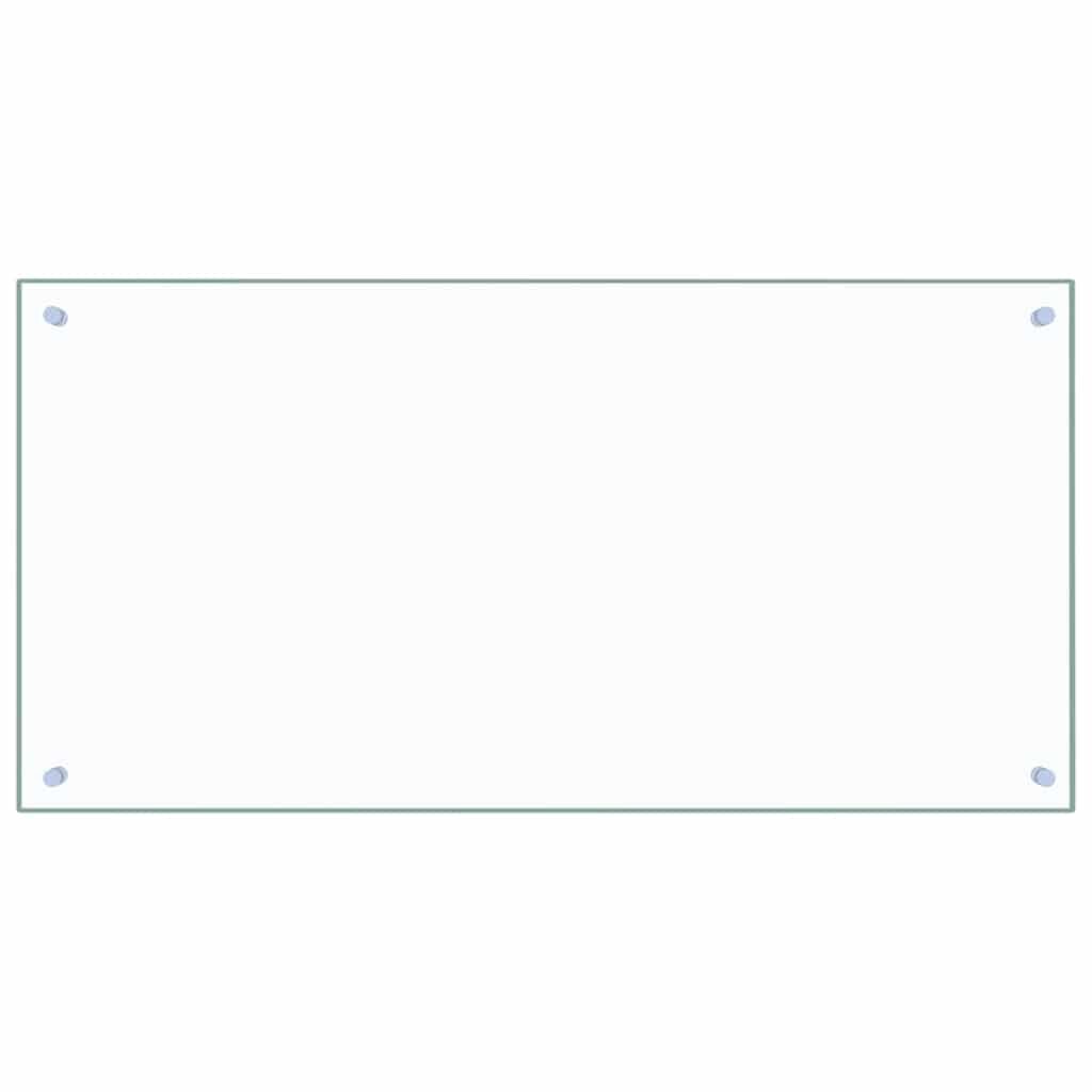 vidaXL Kuchyňský panel průhledný 100 x 50 cm tvrzené sklo