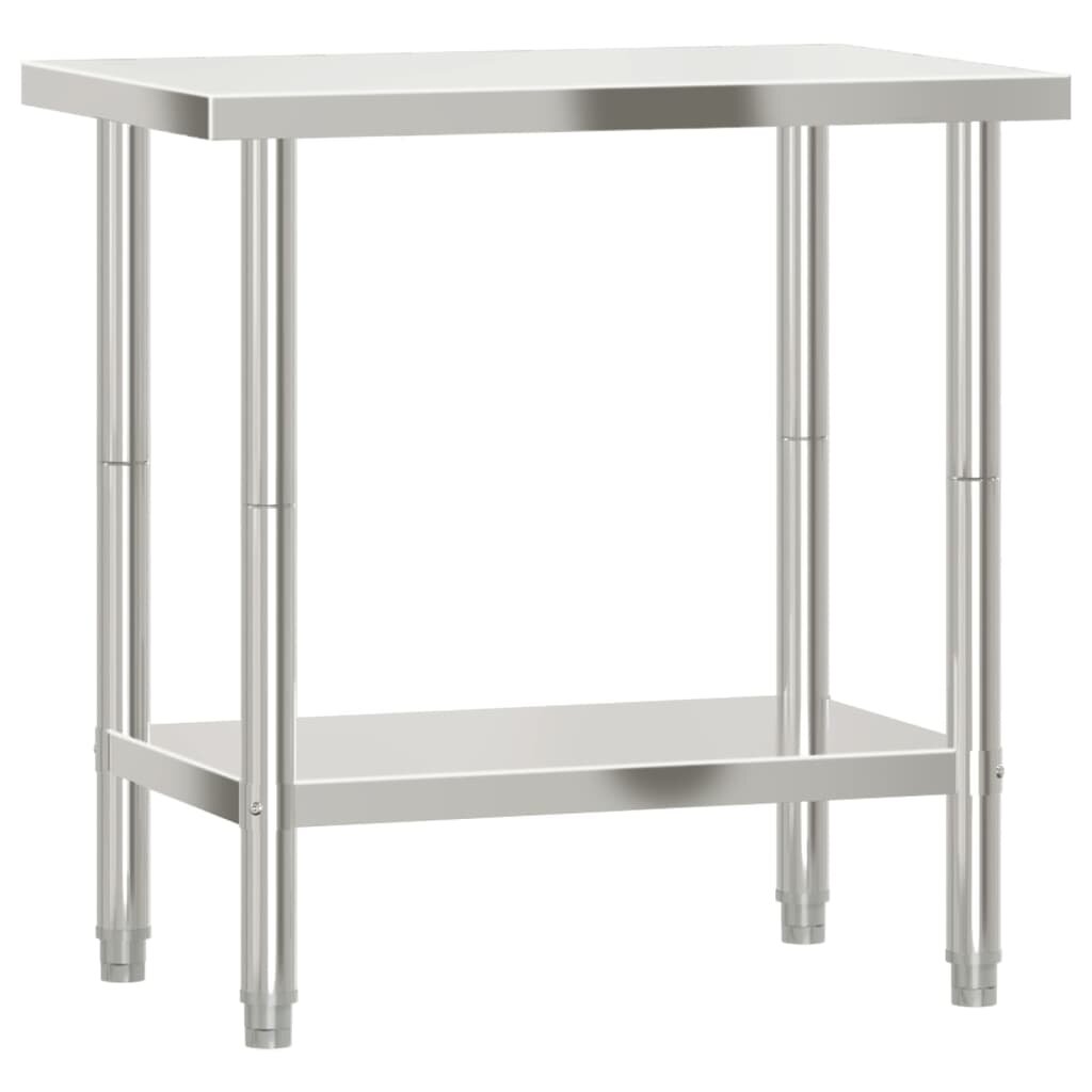 vidaXL Kuchyňský pracovní stůl 825 x 55 x 85 cm nerezová ocel