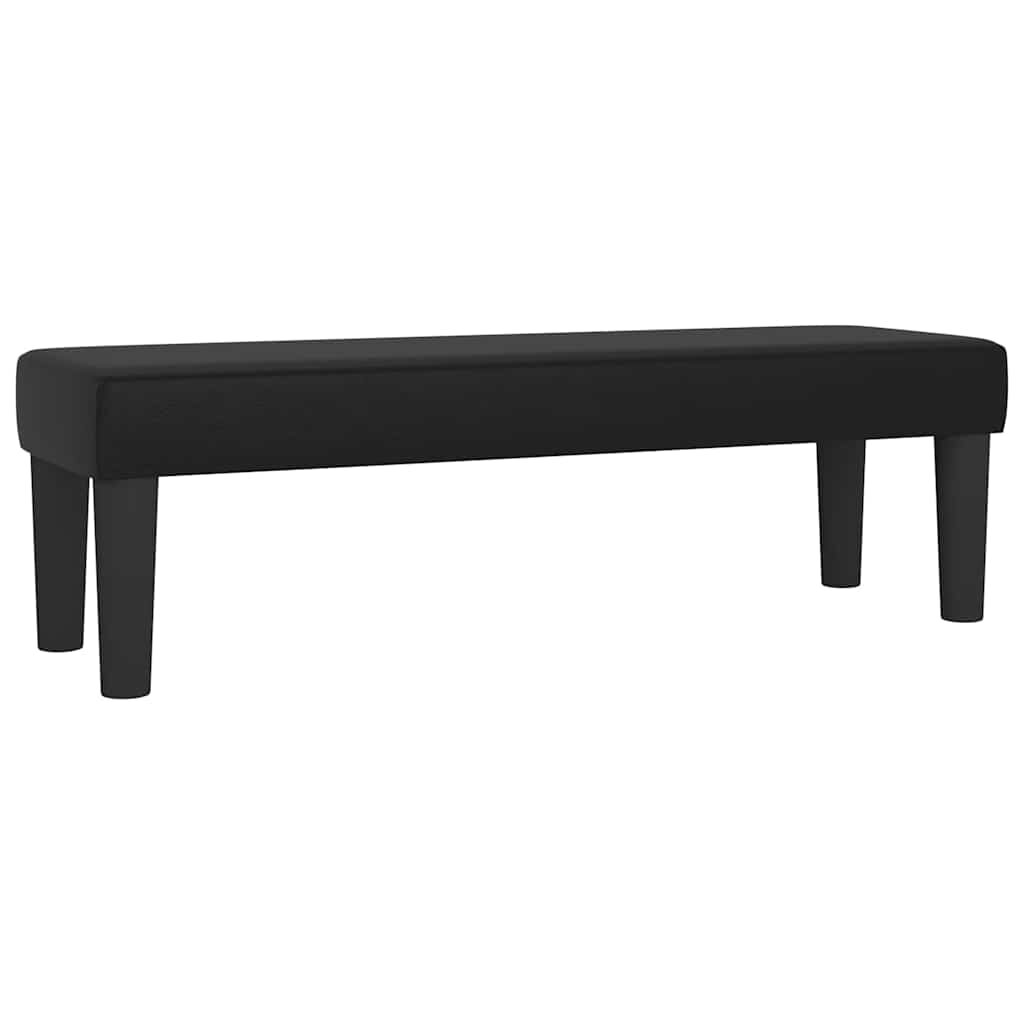 vidaXL Lavice černá 100x30x30 cm umělá kůže