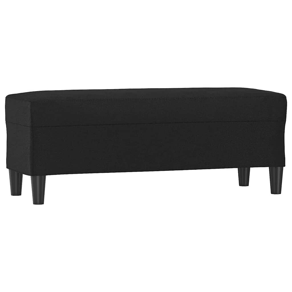 vidaXL Lavice černá 100x35x41 cm umělá kůže