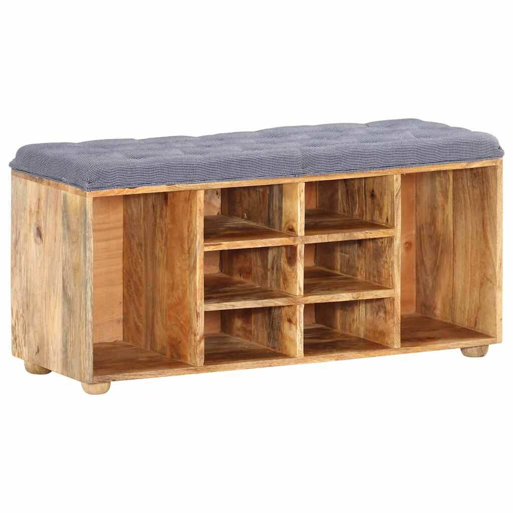 vidaXL Lavice do předsíně 100 x 35 x 47 cm masivní mangovníkové dřevo