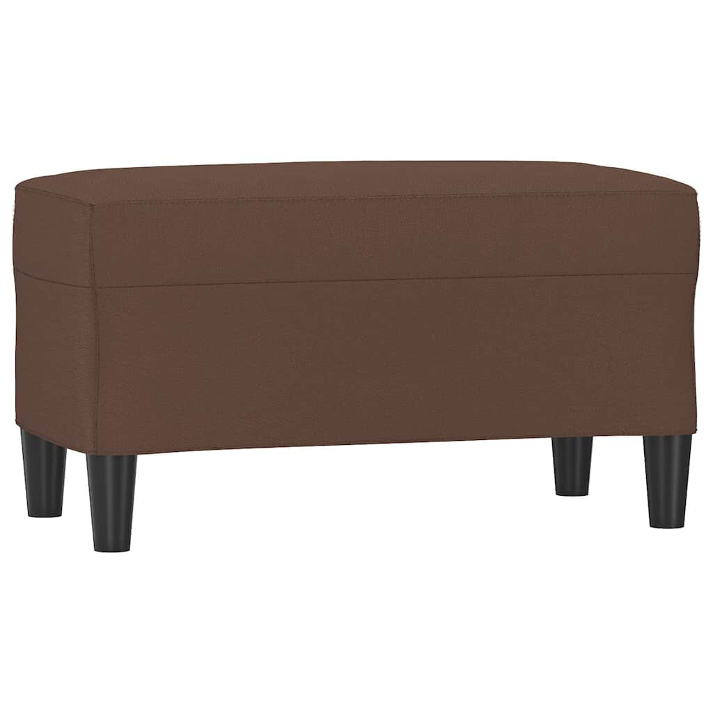 vidaXL Lavice hnědá 70x35x41 cm umělá kůže