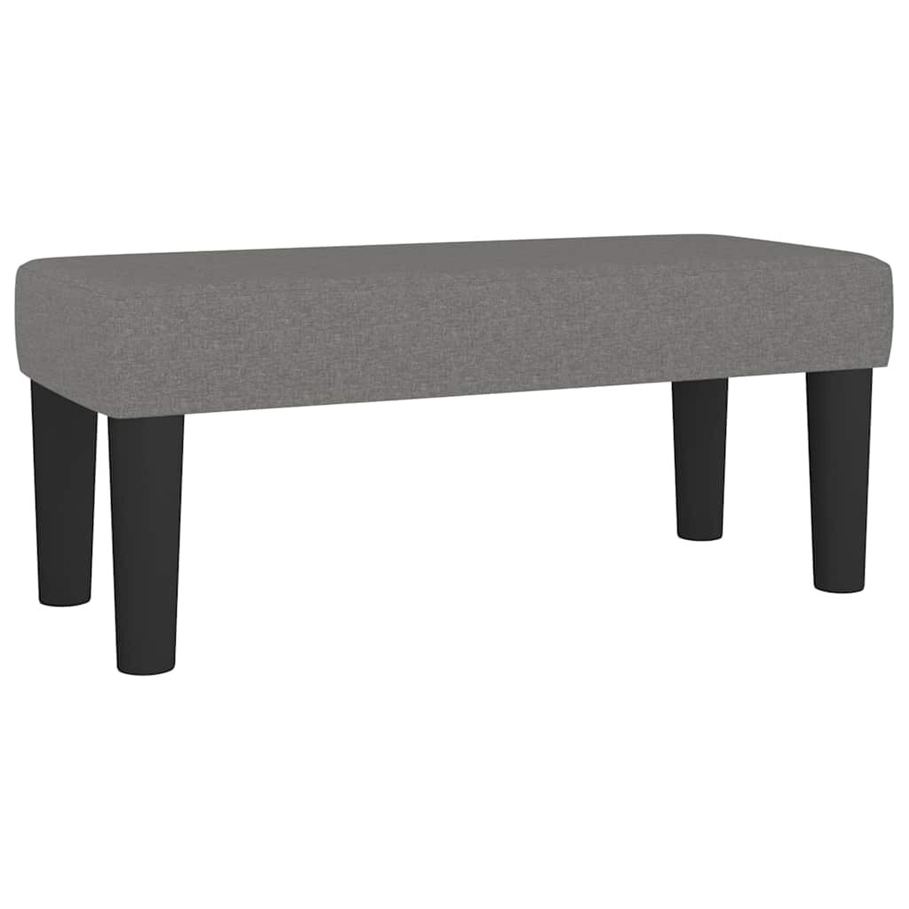 vidaXL Lavice tmavě šedá 70 x 30 x 30 cm textil