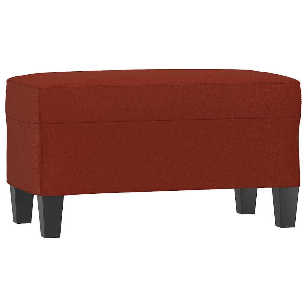 vidaXL Lavice vínová 70 x 35 x 41 cm umělá kůže
