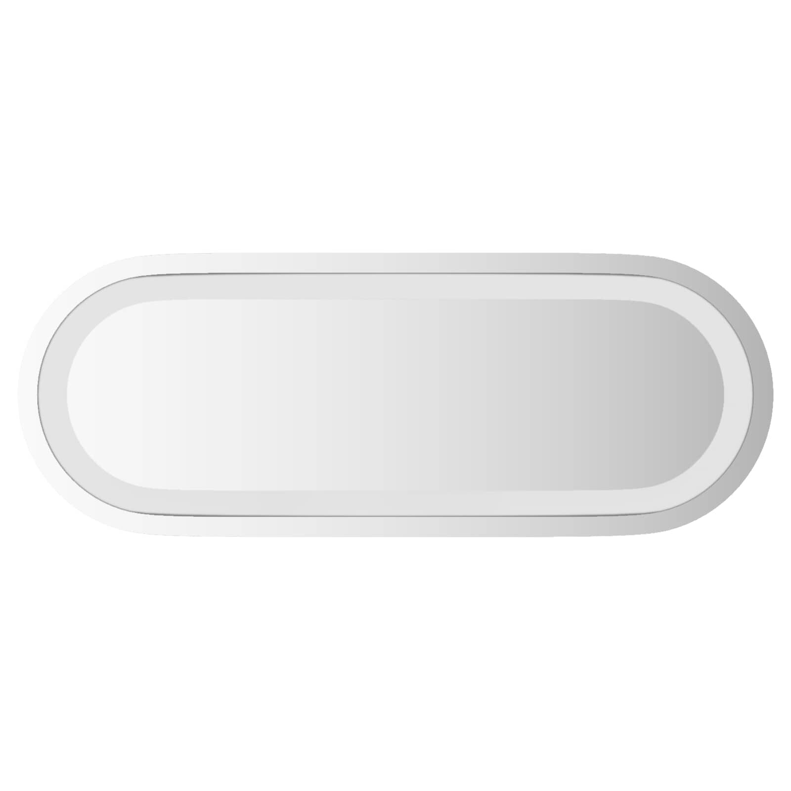 vidaXL LED koupelnové zrcadlo Transparentní 40 x 15 cm tvrzené sklo