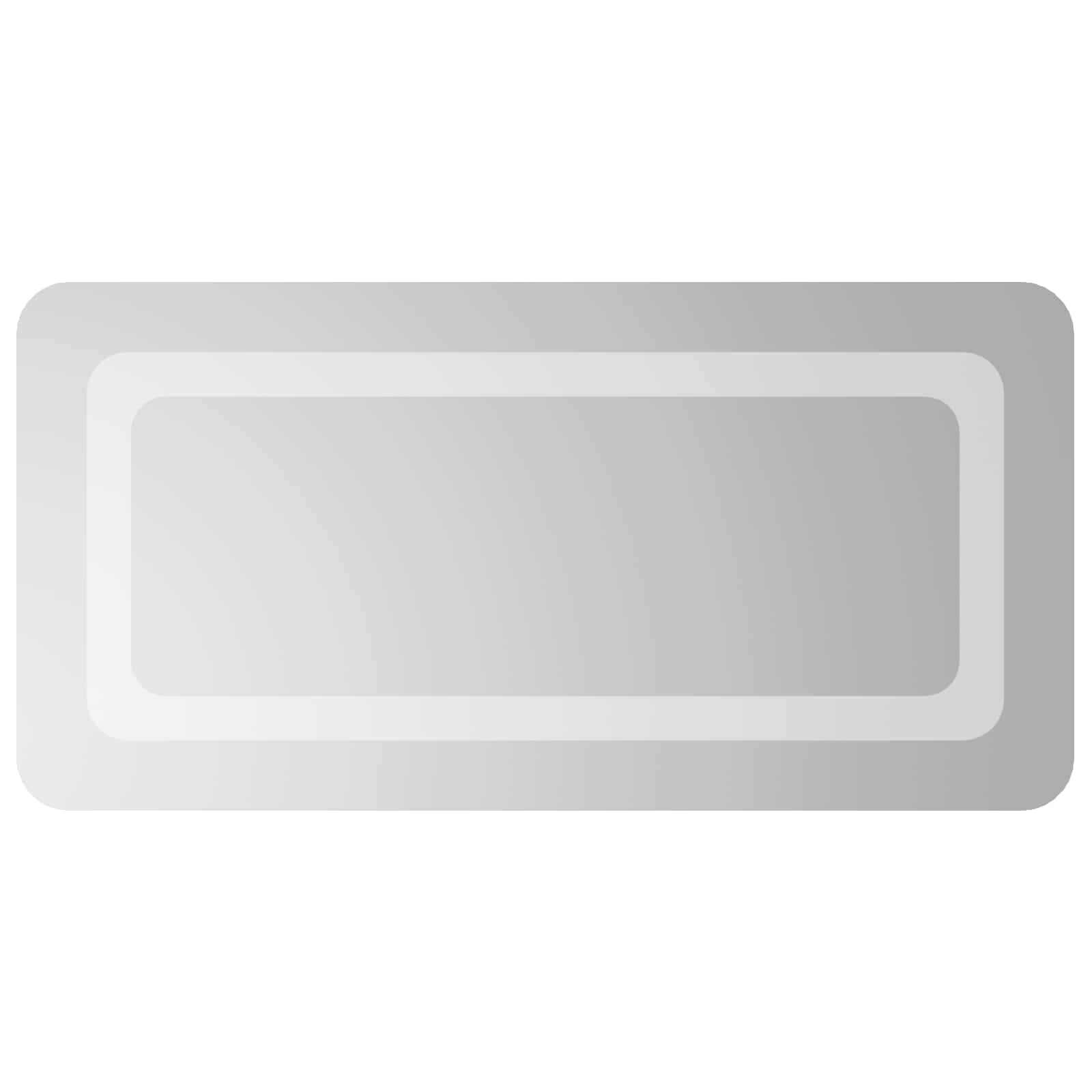 vidaXL LED koupelnové zrcadlo Transparentní 60 x 30 cm tvrzené sklo