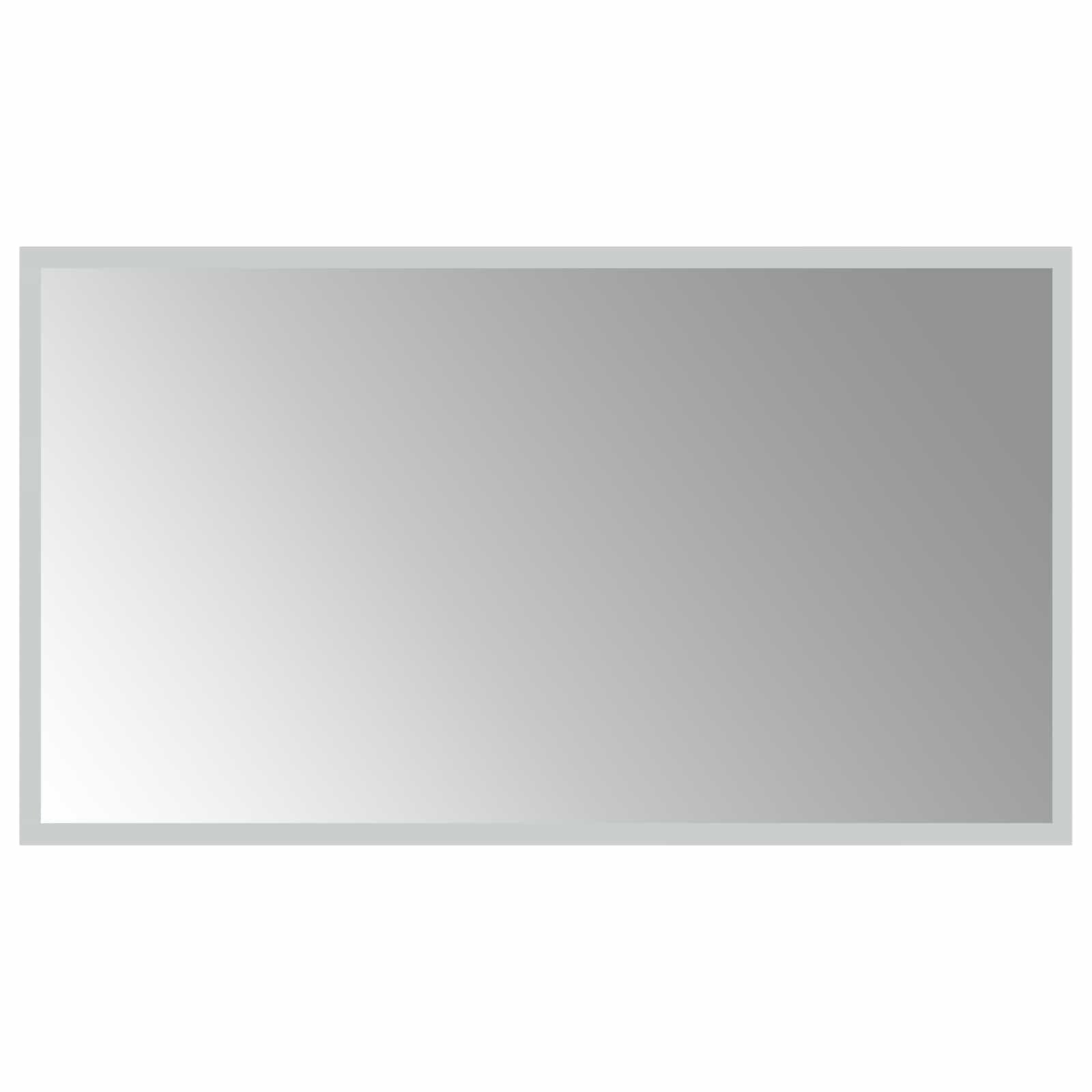vidaXL LED koupelnové zrcadlo Transparentní 70 x 40 cm tvrzené sklo