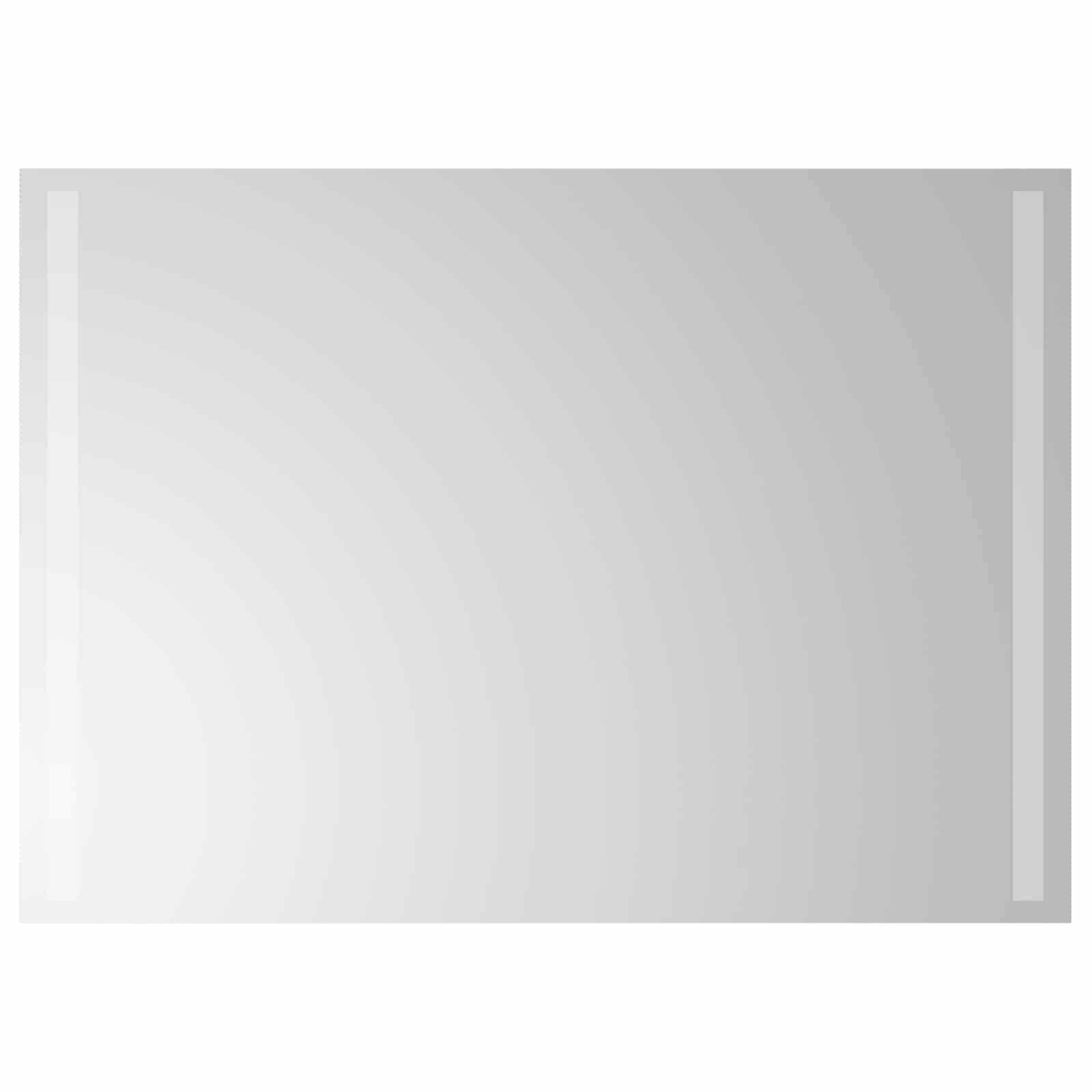 vidaXL LED koupelnové zrcadlo Transparentní 70 x 50 cm tvrzené sklo