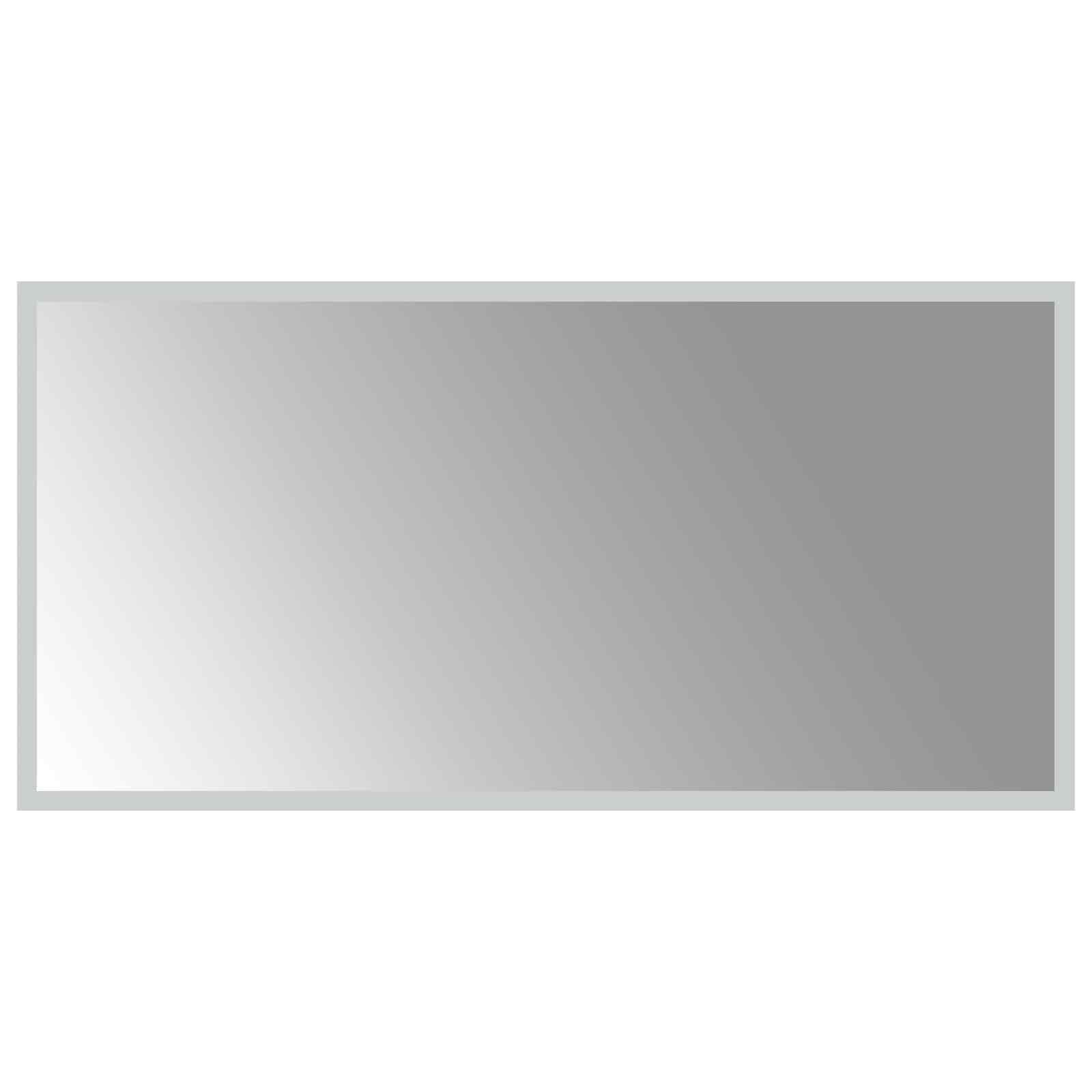 vidaXL LED koupelnové zrcadlo Transparentní 80 x 40 cm tvrzené sklo