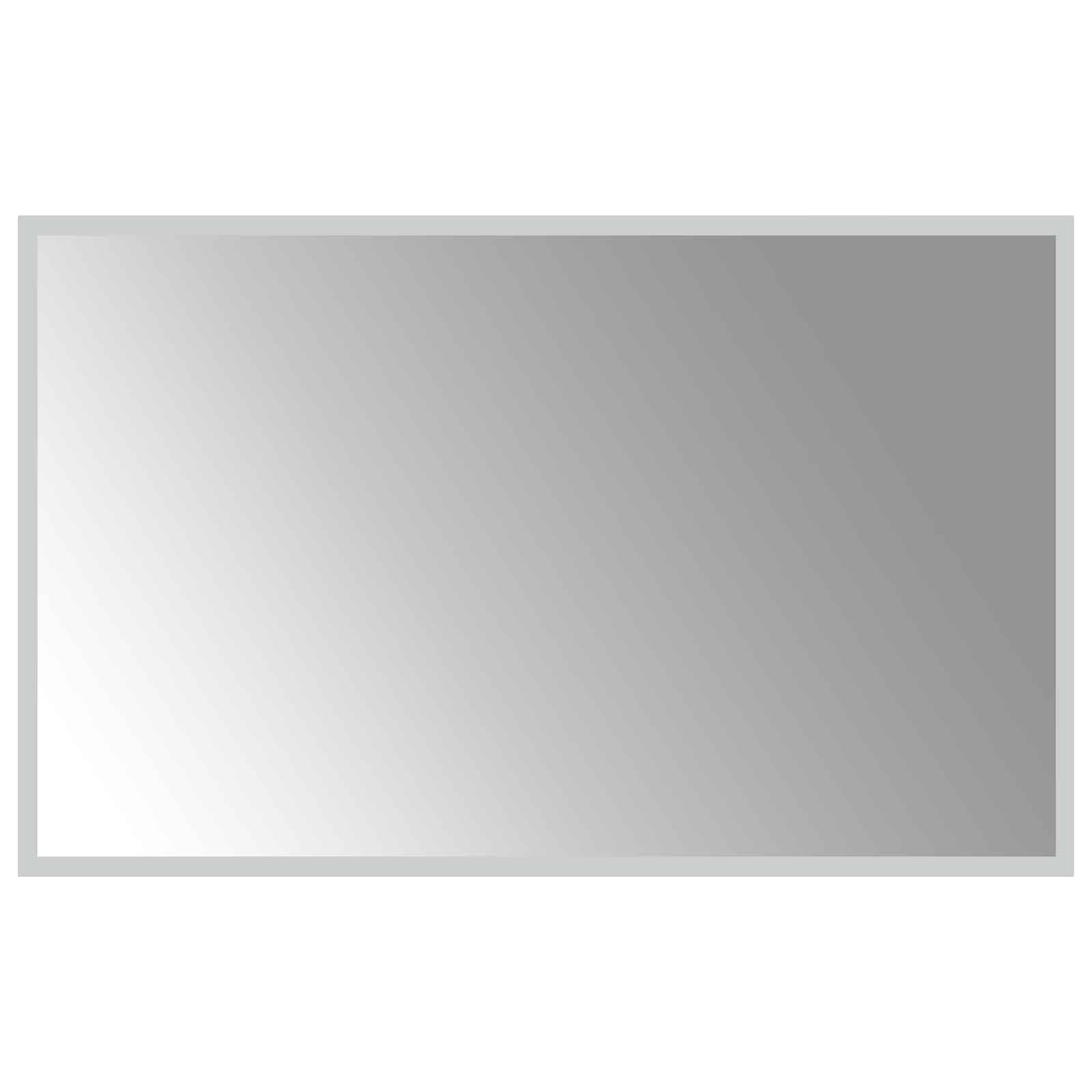 vidaXL LED koupelnové zrcadlo Transparentní 80 x 50 cm tvrzené sklo