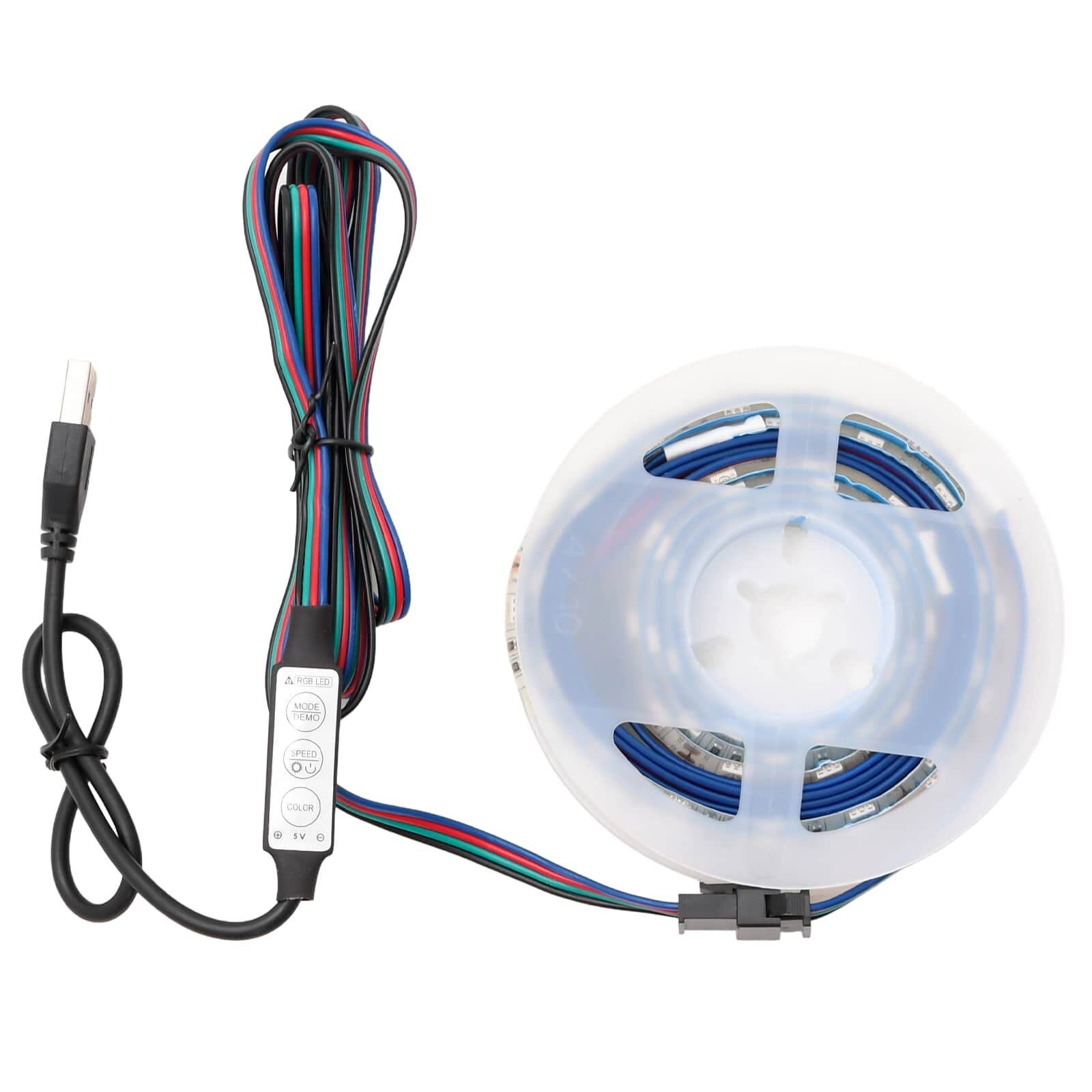 vidaXL LED pás 2 ks Černá SMD5050
