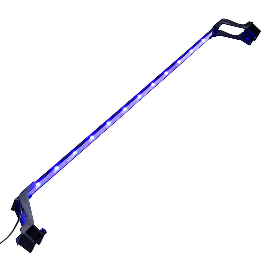 vidaXL LED světlo do akvária se svorkami 90–105 cm modré a bílé