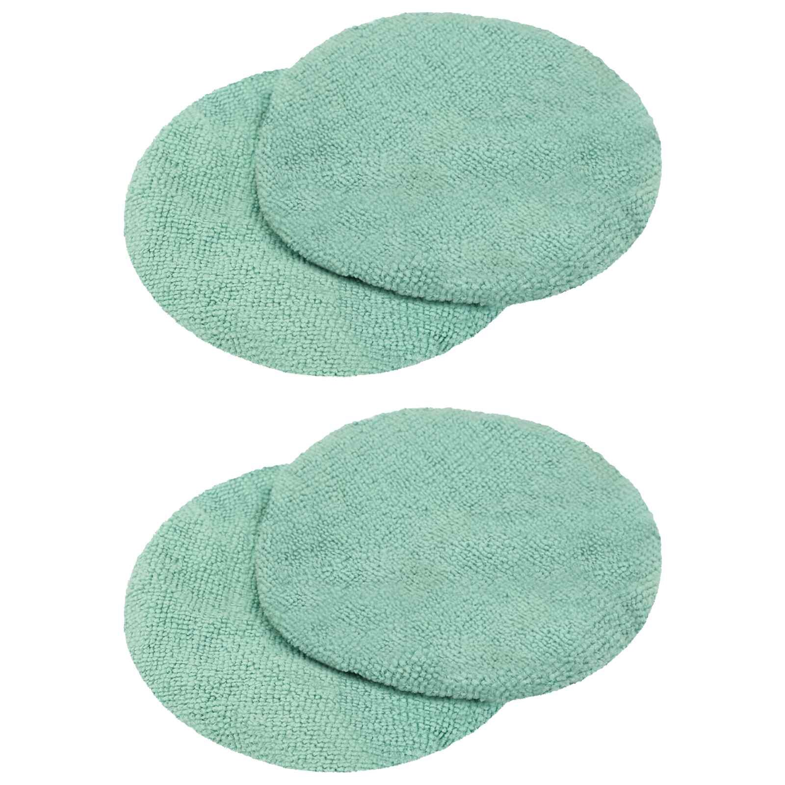 vidaXL Lešticí návleky na podlahy 4 ks Ø 14 cm Světlá zelená