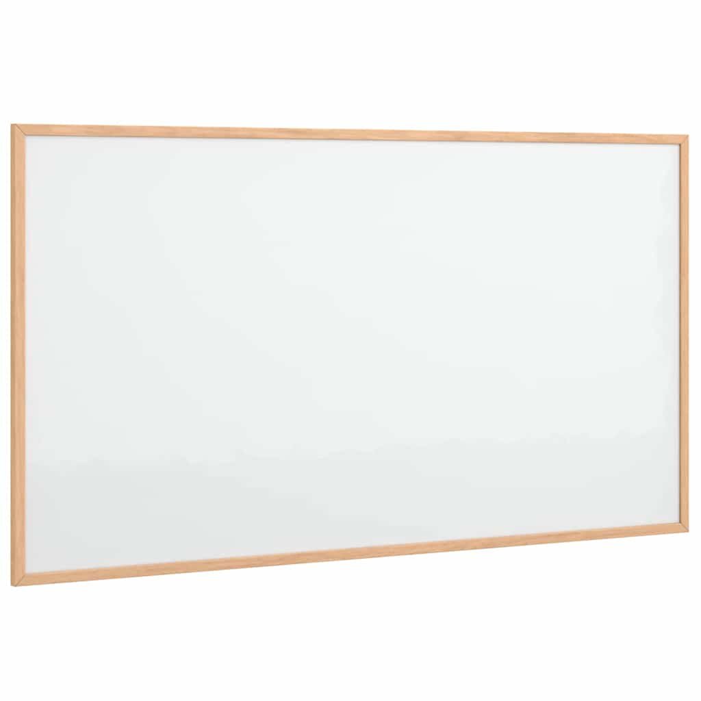 vidaXL Magnetická bílá tabule s rámem z masivního borovicového dřeva 100 x 55 cm
