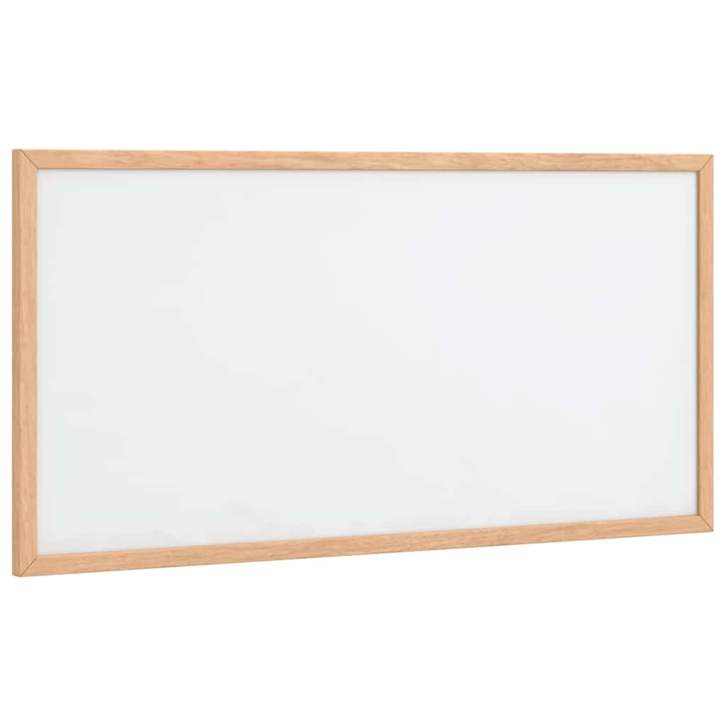 vidaXL Magnetická bílá tabule s rámem z masivního borovicového dřeva 60 x 30 cm