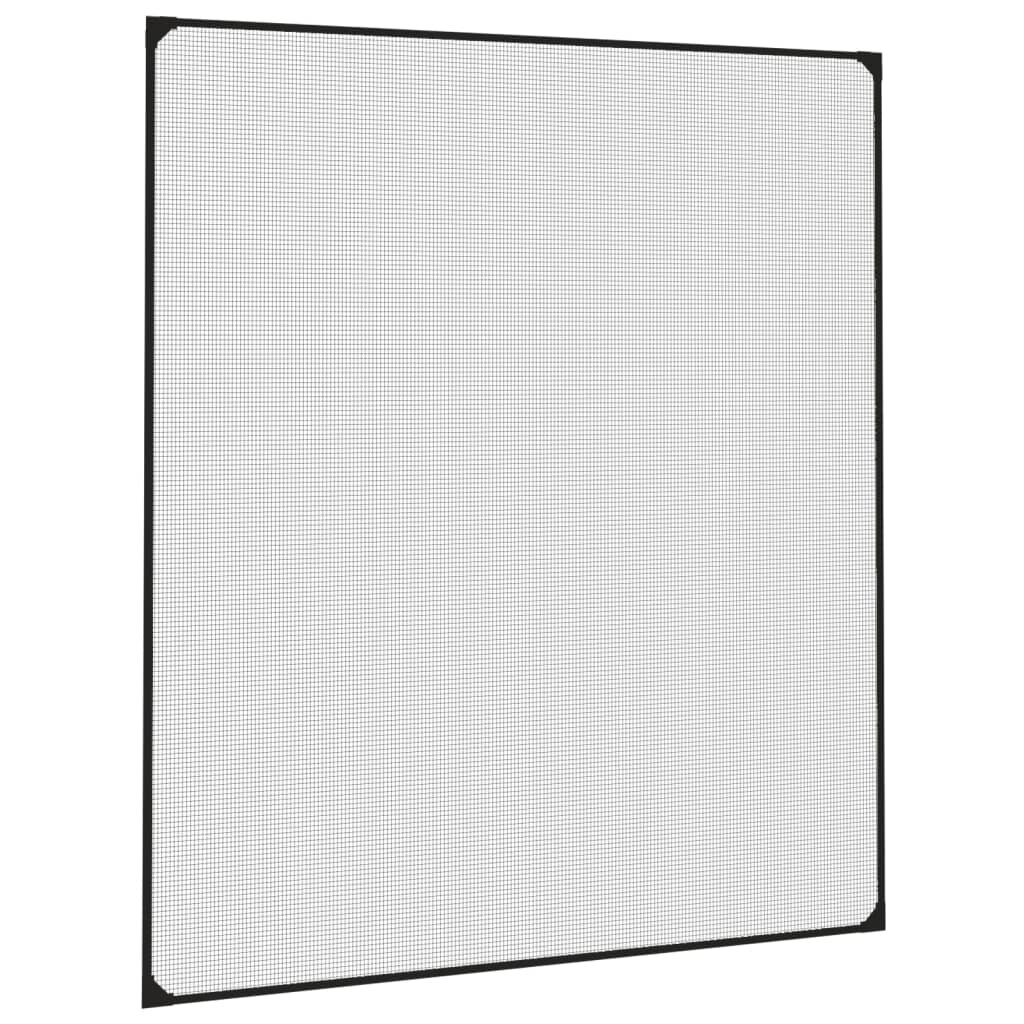 vidaXL Magnetická okenní síť proti hmyzu antracitová 120 x 140 cm