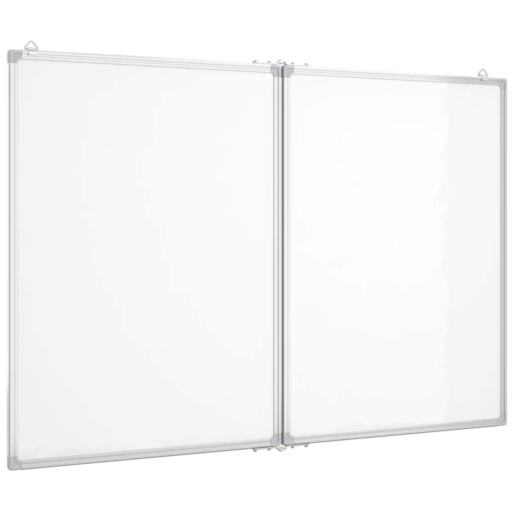 vidaXL Magnetická tabule rozkládací 100 x 80 x 17 cm hliník