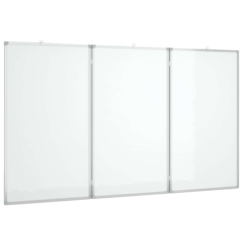 vidaXL Magnetická tabule rozkládací 150 x 100 x 17 cm hliník