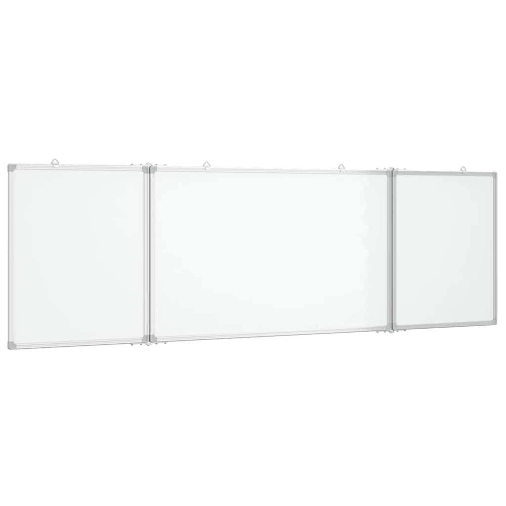 vidaXL Magnetická tabule rozkládací 160 x 50 x 17 cm hliník
