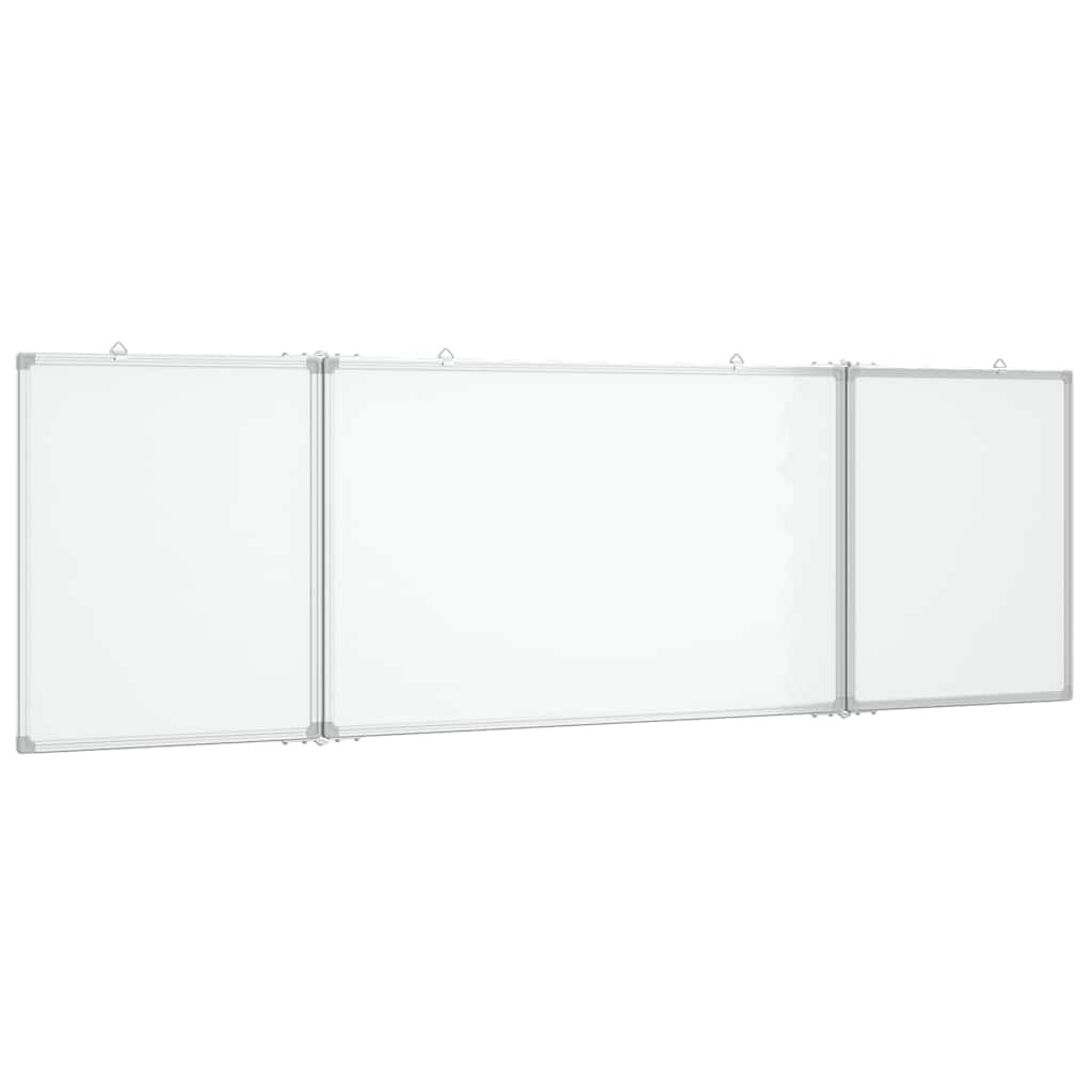 vidaXL Magnetická tabule rozkládací 160 x 60 x 17 cm hliník