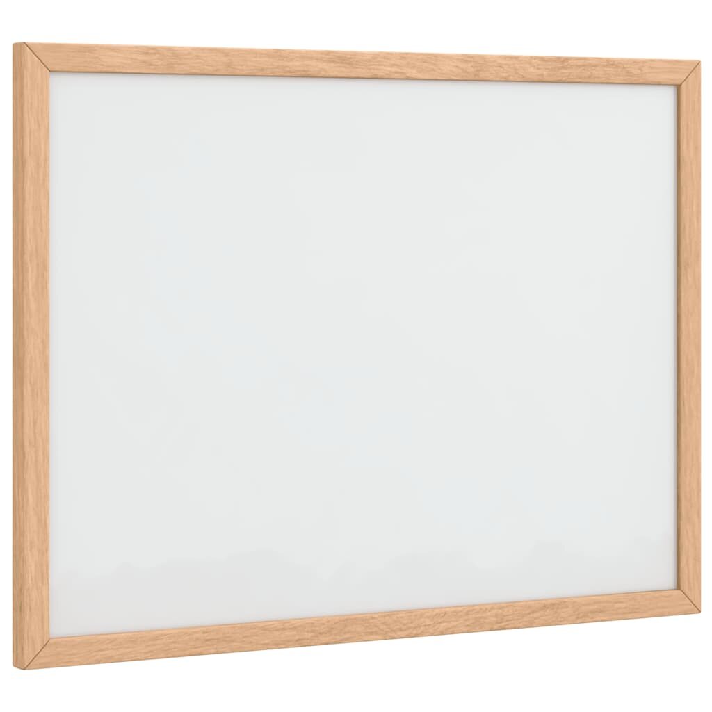 vidaXL magnetická tabule s masivním borovicovým dřevěným rámem 40x30cm