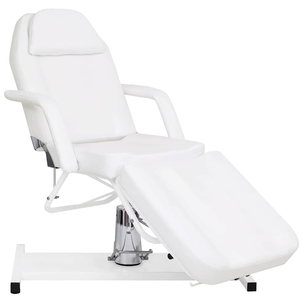 vidaXL Masážní stůl bílý 180 x 62 x (87–112) cm