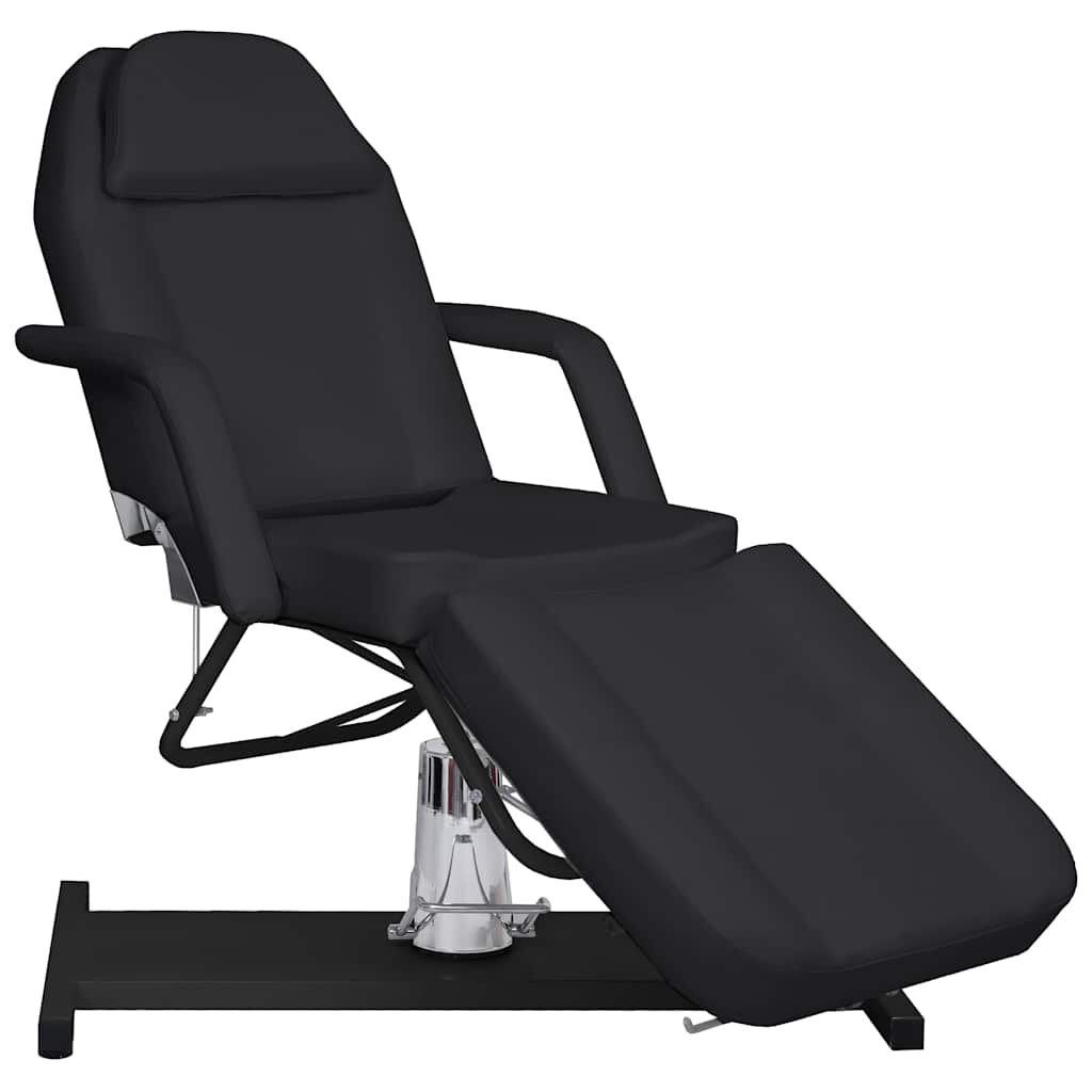 vidaXL Masážní stůl černý 180 x 62 x (87–112) cm