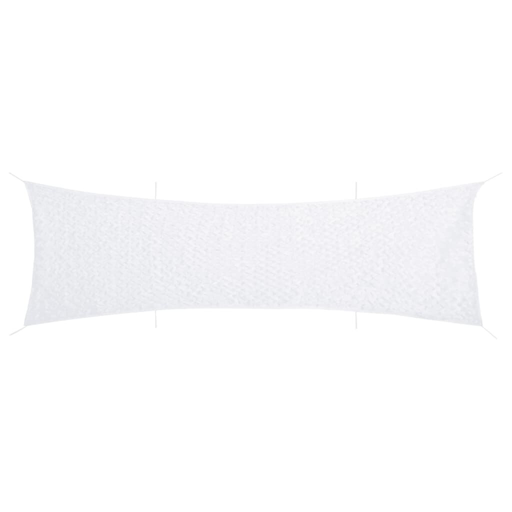 vidaXL Maskovací síť s úložným vakem 706 x 140 cm bílá
