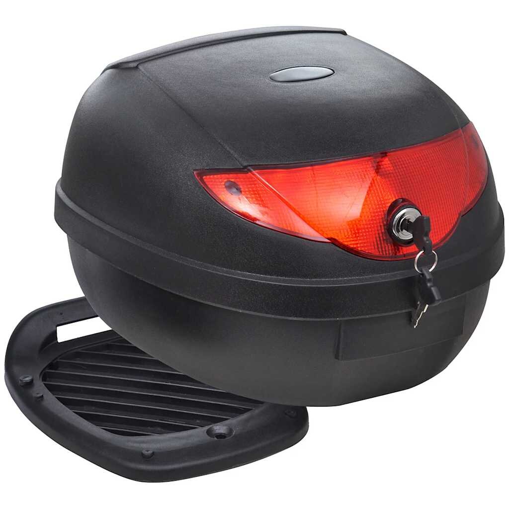 vidaXL Motokufr na motorku na 1 helmu objem 36 l