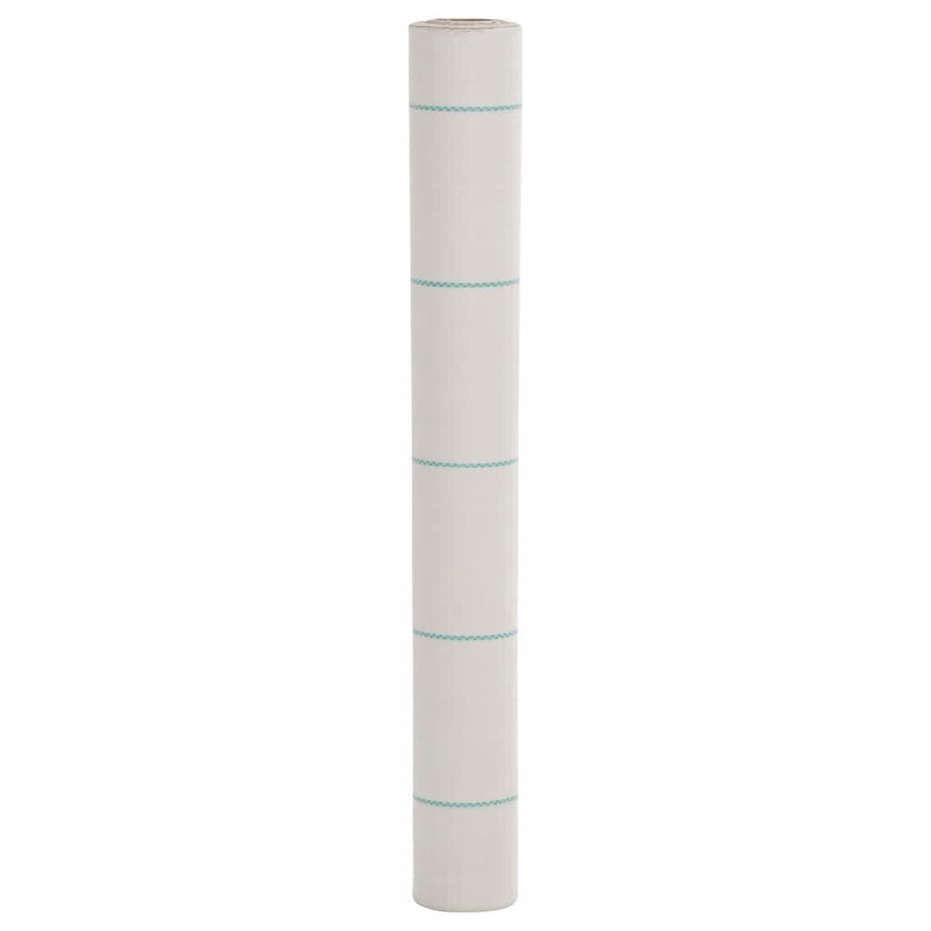 vidaXL Mulčovací textilie bílá 1 x 25 m PP