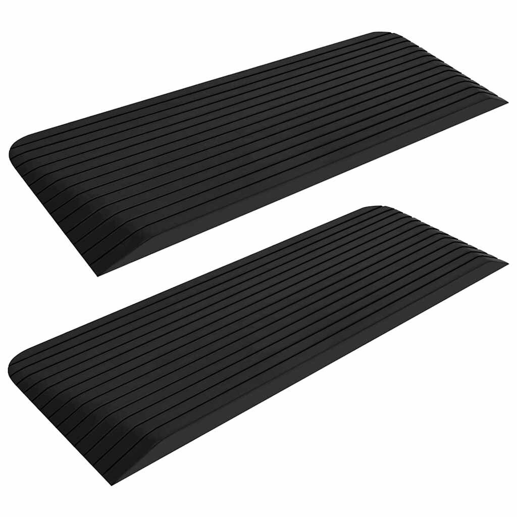 vidaXL Nájezdové rampy 2 ks 110 x 41 x 5 cm guma