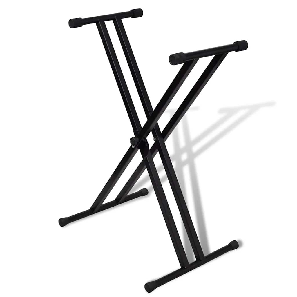 vidaXL Nastavitelný stojan na keyboard s dvojitou oporou