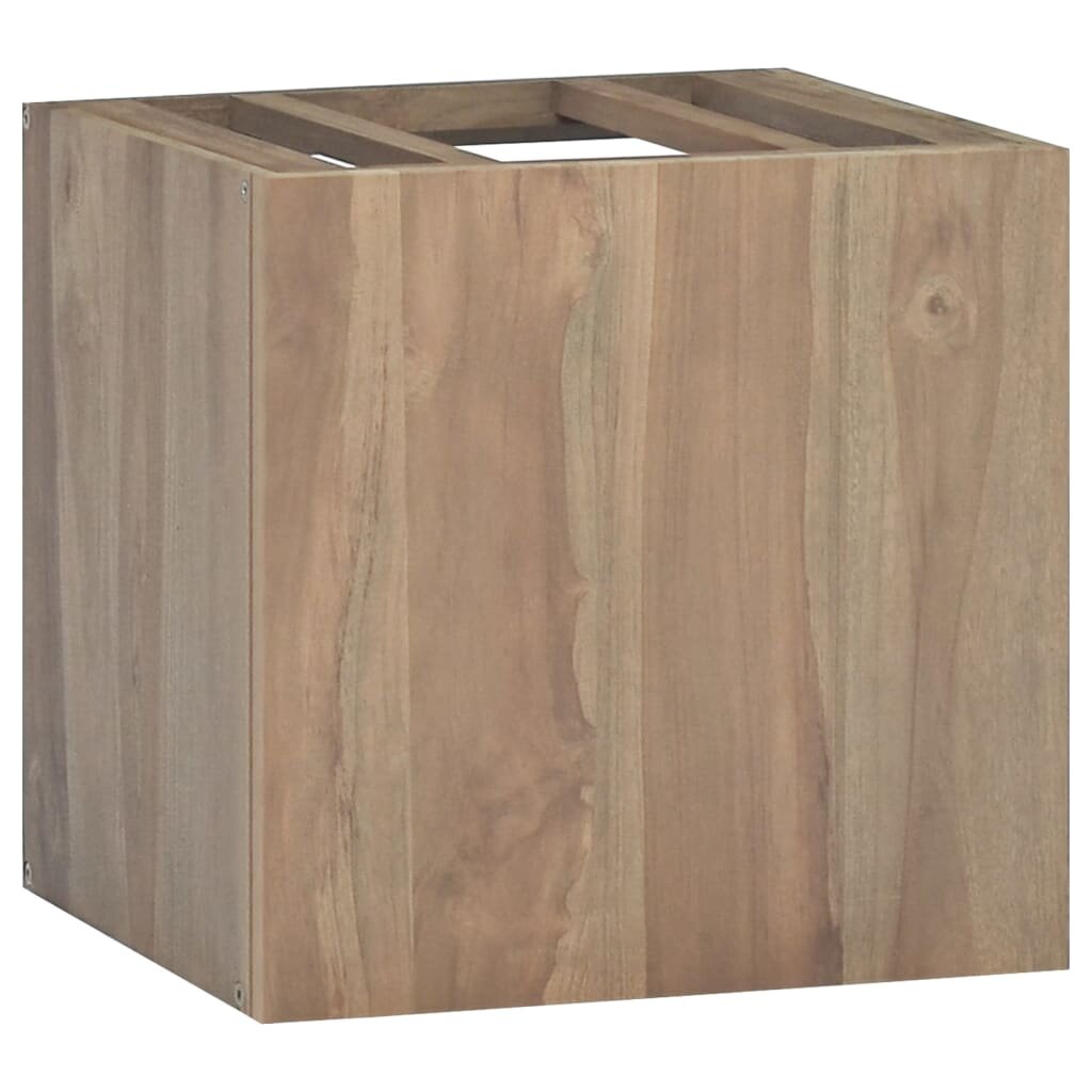 vidaXL Nástěnná koupelnová skříňka 46 x 255 x 40 cm masivní teak
