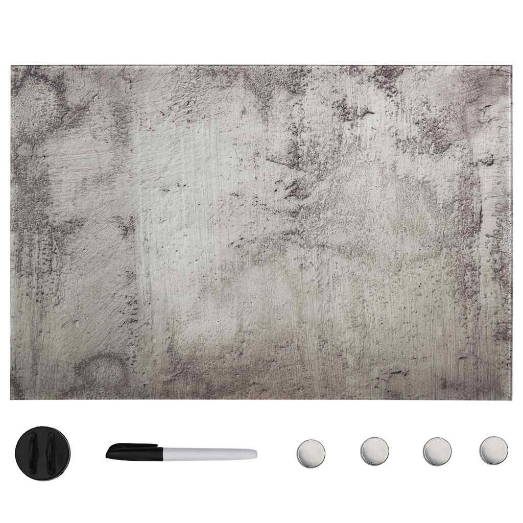 vidaXL Nástěnná magnetická tabule skleněná 60 x 40 cm