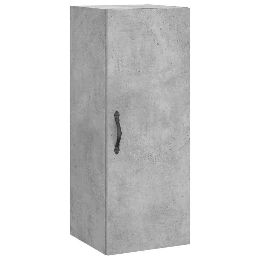 vidaXL Nástěnná skříňka betonově šedá 345x34x90 cm kompozitní dřevo