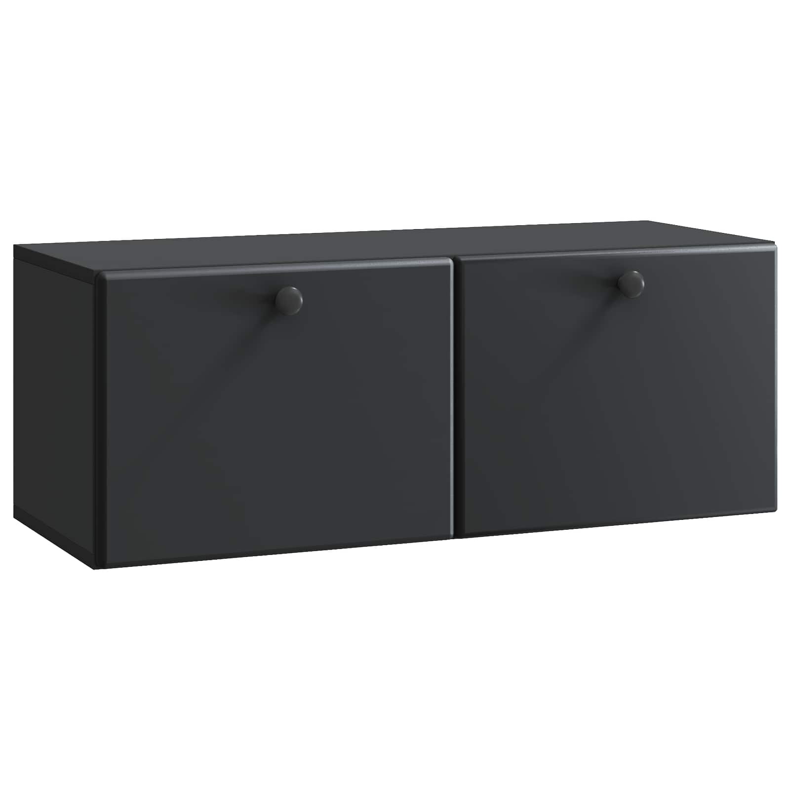 vidaXL Nástěnná TV skříň 785 x 31 x 30 cm Černá Kompozitní dřevo