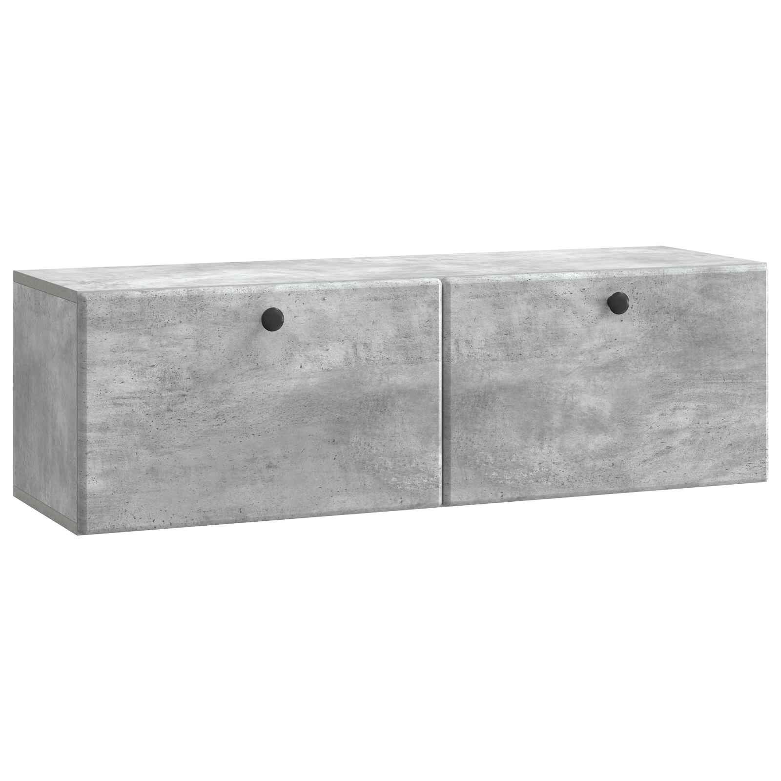 vidaXL Nástěnná TV skříň 98 x 31 x 30 cm Betonově šedá