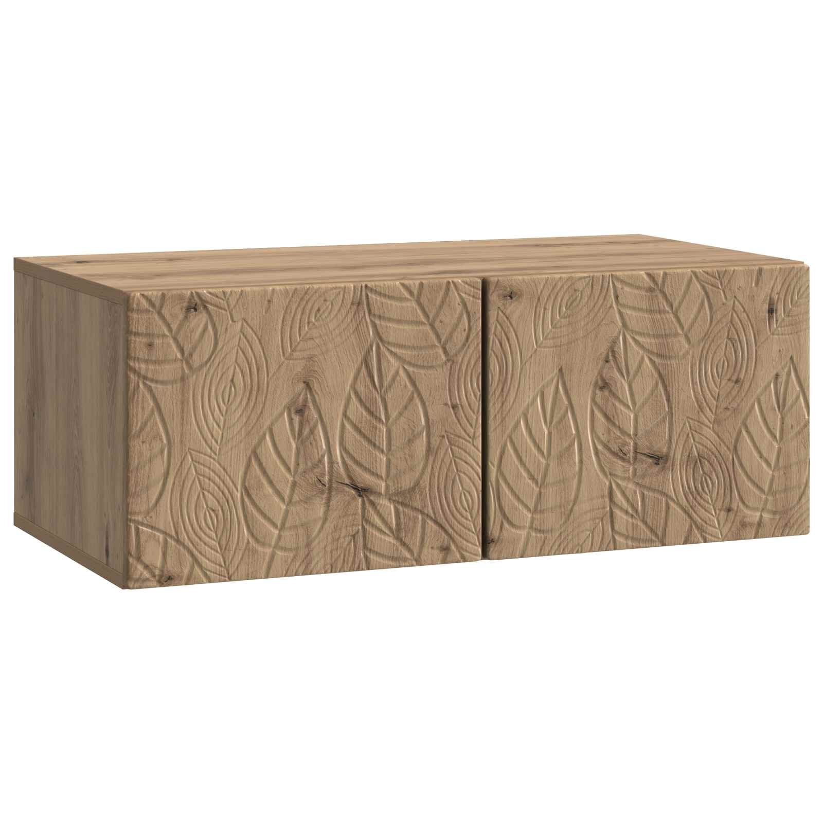 vidaXL Nástěnná TV skříň 98 x 41 x 30 cm Dub artisan Kompozitní dřevo