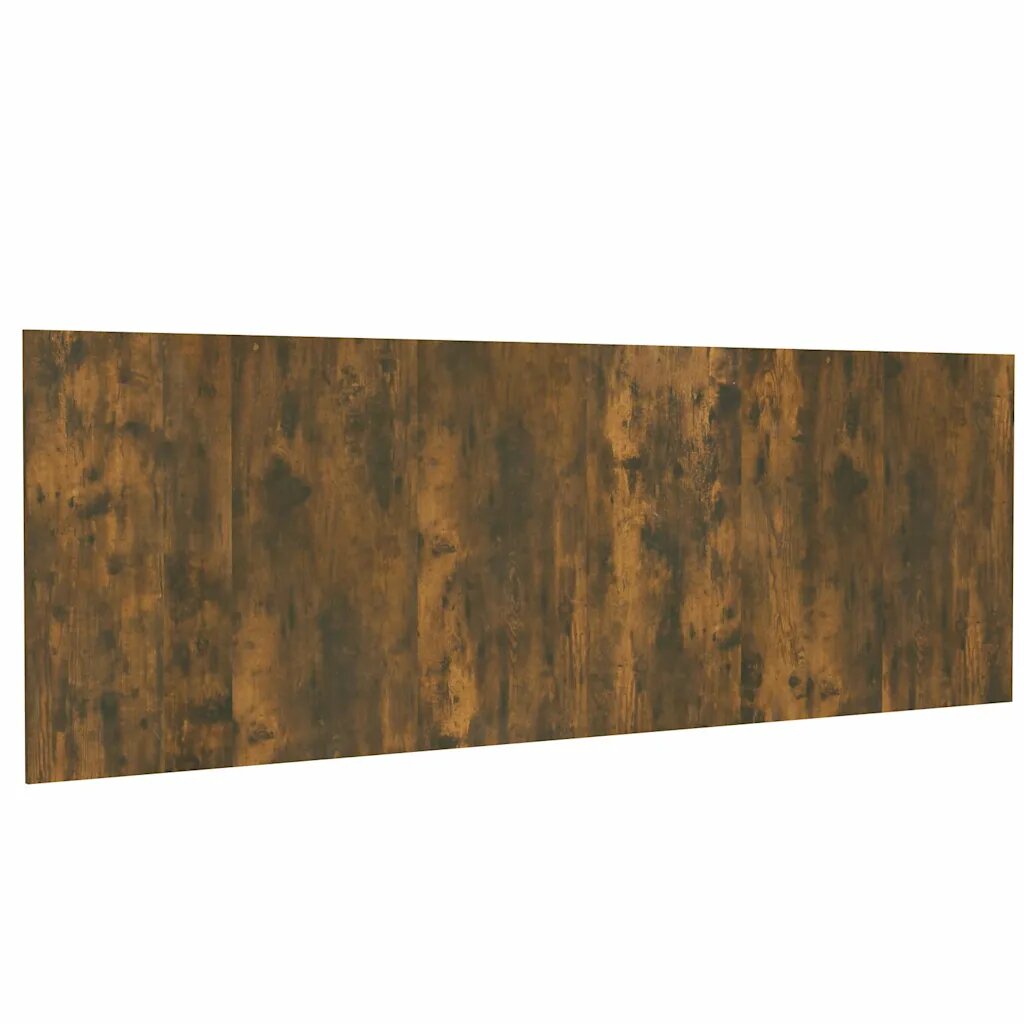 vidaXL Nástěnné čelo postele kouřový dub 240x15x80cm kompozitní dřevo
