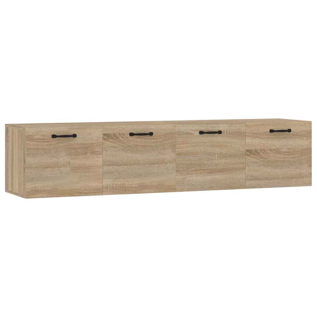 vidaXL Nástěnné skříňky 2 ks dub sonoma 60 x 365 x 35 cm kompozit