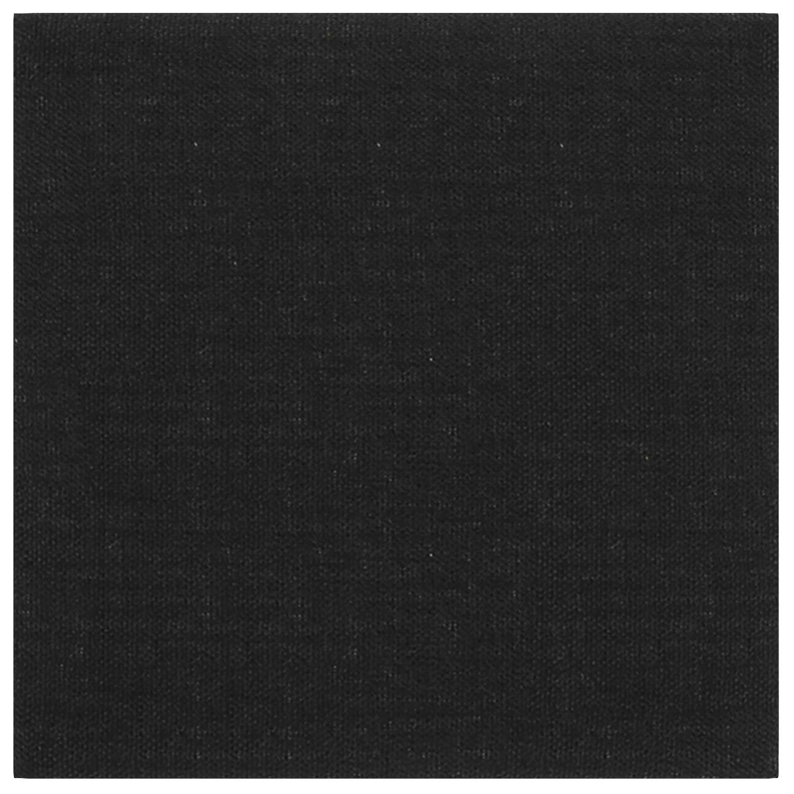 vidaXL Nástěnný čelník 12 ks 30 x 30 cm Černá textil