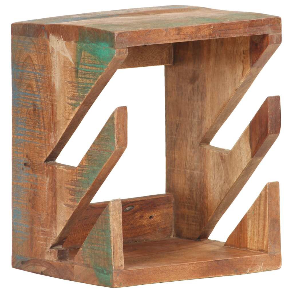 vidaXL Nástěnný držák na skateboard 25 x 20 x 30 cm recyklované dřevo