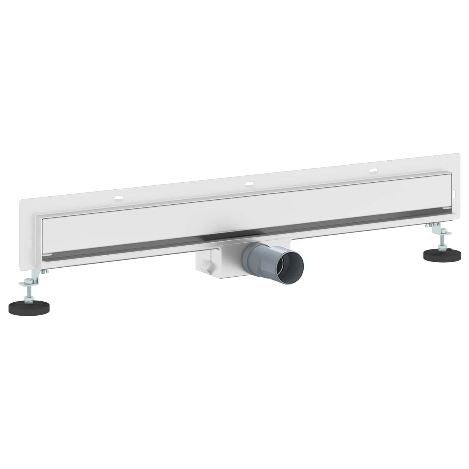 vidaXL Nástěnný sprchový odtok Stříbrná 70 cm Nerezová ocel 304