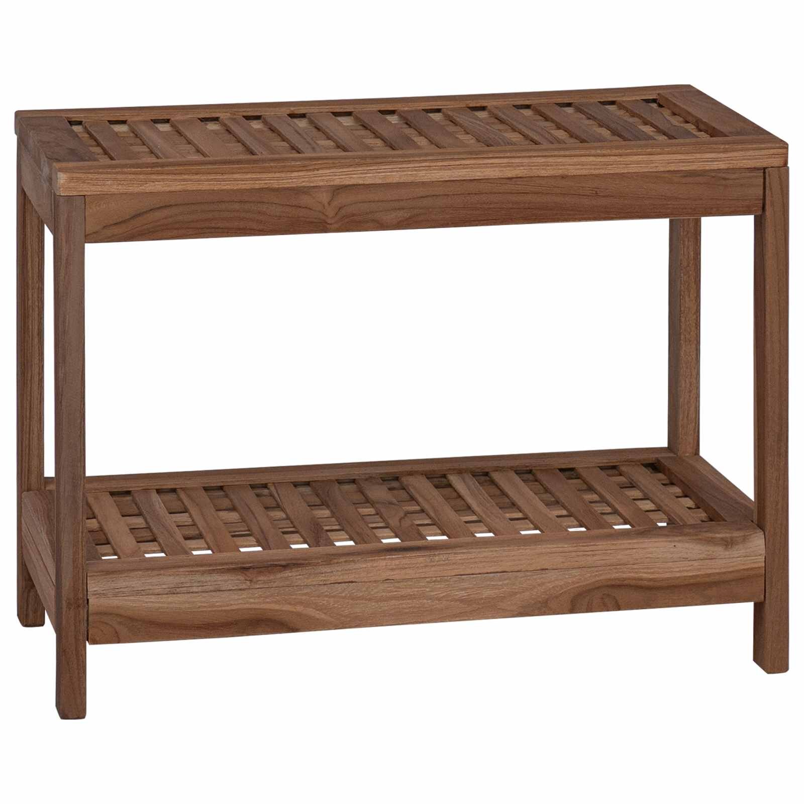 vidaXL Noční stolek do koupelny s úložištěm Přírodní 60 x 30 x 45 cm